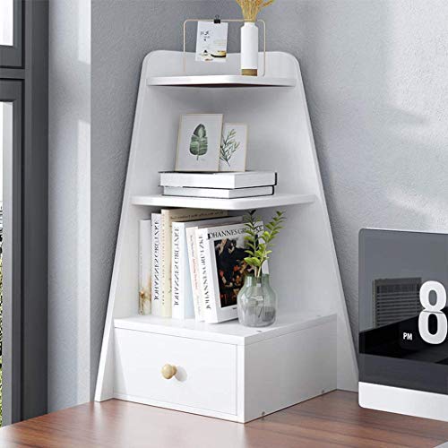 GELTDN Bookshelf Desktop Corner Desktop Simple Book Storage Rack Multi-Layer Desk Storage Rack, Make It More Convenient ( Color : E )