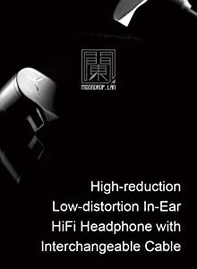 Moondrop LAN HiFi Earphone Wired Earbuds IEM with 0.78mm 2Pin Detachable Cable Earbuds