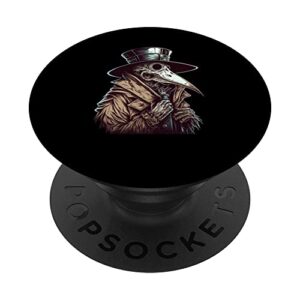 plague doctor - trust me, i am a creepy plague doctor popsockets swappable popgrip