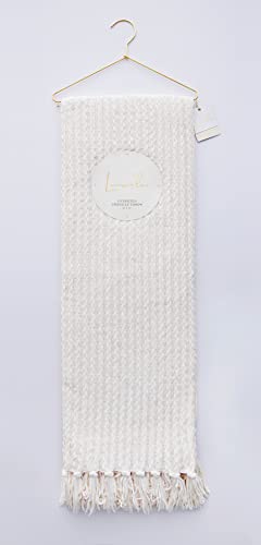 Lumina Lou Knitted 50"x70" Oversized Throw for Couch & Bed - Super Soft & Cozy Chenille Knit Decorative Blanket