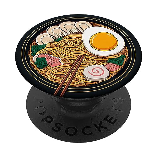 Ramen Japanese Food Anime Style Noodles Asia PopSockets Standard PopGrip