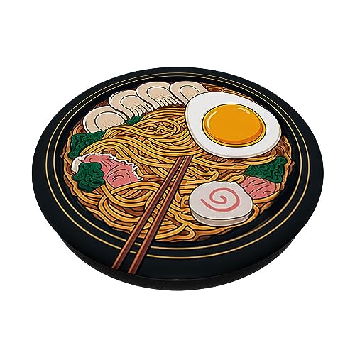 Ramen Japanese Food Anime Style Noodles Asia PopSockets Standard PopGrip