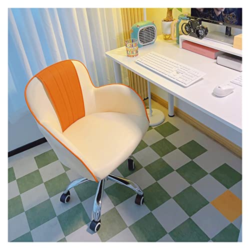 HNKDD Rotating Adjustable Office Chair Girls Bedroom Computer Chair Study Room Student Dormitory Back