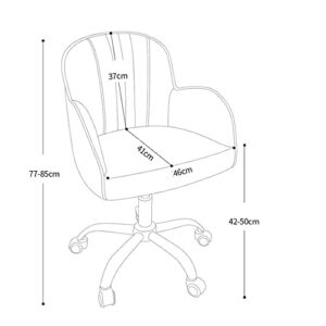 HNKDD Rotating Adjustable Office Chair Girls Bedroom Computer Chair Study Room Student Dormitory Back