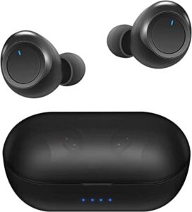 waterproof bluetooth 5.3 true wireless earbuds, touch control,30h cyclic playtime tws headphones with charging case and mic, in-ear stereo earphones headset for samsung/iphone/android