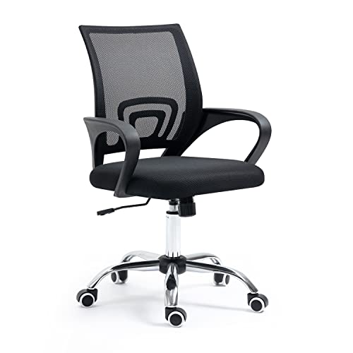 ALINUNU Office Chair, Ergonomic Office Chair, Mesh Computer Chair, Ergonomic Office Chair, Lumbar Support, Tight Sponge, Comfortable Sitting, Adjustable Executive Office Chair