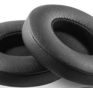 Solo3 Ear Pads Cushions Replacement for Beats Solo 2 & Solo 3 Wireless On-Ear Headphones, Ear Cushions Memory Foam Earpads with Soft Protein Leather (Titanium Gray)