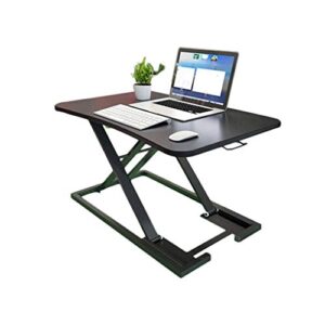 QDLZLG Standing Computer Desk, Height Adjustable Stand, Foldable Laptop Desk, Easy Move