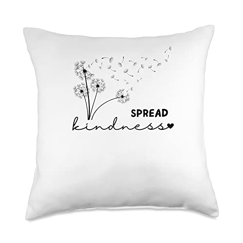 Tiffany and Co. Spread Kindness Womens Shirt Spread Kindness T Shirt for Women Summer Throw Pillow, 18x18, Multicolor