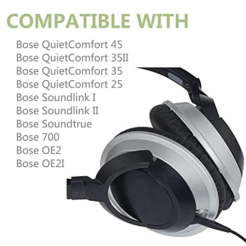 Saipomor Replacement Audio Cord and Airplane Adapter Compatible with Bose 700 OE2 OE2i QuietComfort45 QC25 QC35II QC35 QC45 Soundlink SoundlinkII SoundTrue Headphones