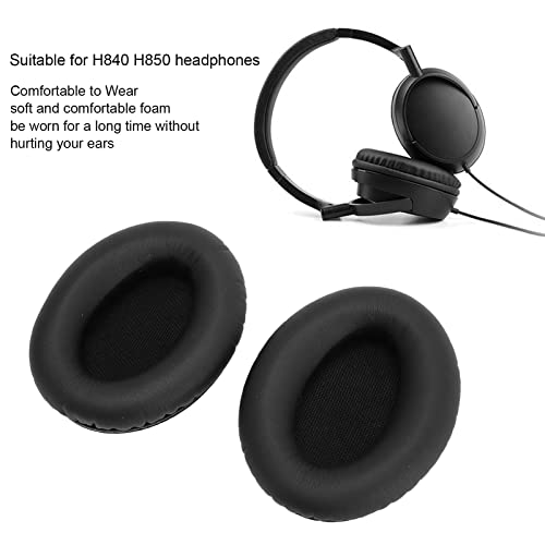 Professional Replacement Earpads Cushions for Edifier H840 H850, Softer Leather Memory Foam, Added Thickness Noise Isolation, Replacement Ear Pads for Edifier