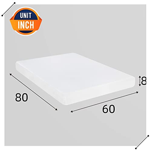 8in Gel Memory Foam Mattress Mattresses Medium Firm Mattresses Cool Sleep & Pressure Relief, CertiPUR-US Certified/Bed-in-a-Box,Queen
