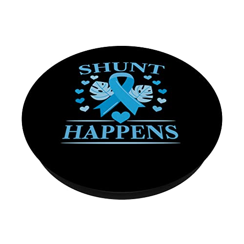 Shunt Happens Brain Tumor Hydrocephalus Awareness Month PopSockets Swappable PopGrip