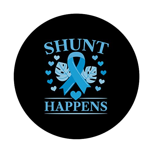 Shunt Happens Brain Tumor Hydrocephalus Awareness Month PopSockets Swappable PopGrip