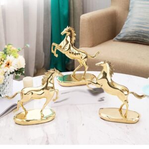 MJWDP Crafts Horse Success Wine Cabinet Jewelry Research Bookcase Decoration Office Decoration Bronze Horse Decoration