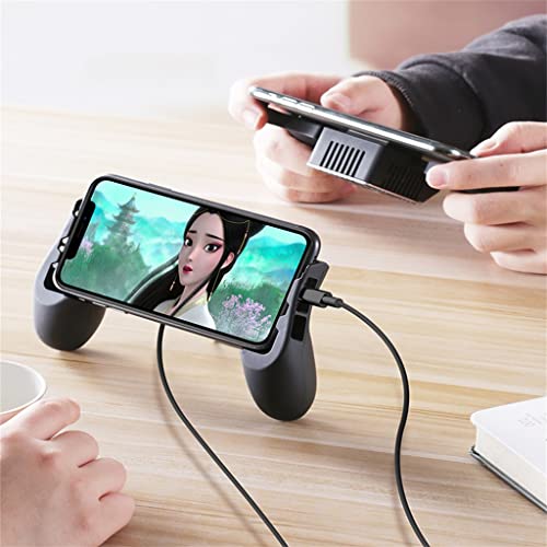 ygqzm Mobile Radiator Gamepad Controller Mobile Phone Cooler Handle Semiconductor Cooling Fan Holder