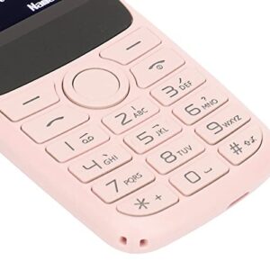 FOTABPYTI Senior Mobile Phone, 2.4 Inch Screen Big Buttons 1400mAh 2G GSM Unlocked Mobile Phone for Home (Pink)