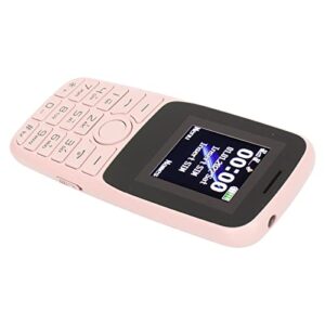 FOTABPYTI Senior Mobile Phone, 2.4 Inch Screen Big Buttons 1400mAh 2G GSM Unlocked Mobile Phone for Home (Pink)
