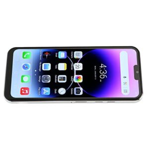 cell phone, 6.53 inch full screen mobile phone 100‑240v dual sim dual standby ram 8gb rom 64gb for android 12 for study (us plug)