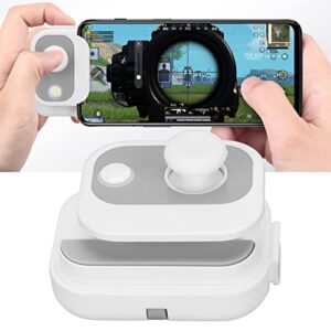 Game Control Touch, 3.4V 4 Modes Mobile Phone Game Joystick 4 Buttons for Mobile Phones (White)