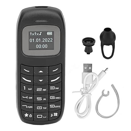 Unlocked Cell Phone, Mini Rugged Cell Phone Dual SIM Card Dual Standby for Pregnant Women for Students to Call (Black)