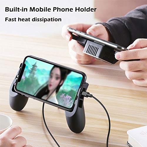 FZZDP Mobile Phone Cooler Handle Semiconductor Cooling Fan Holder for Mobile Radiator Gamepad Controller