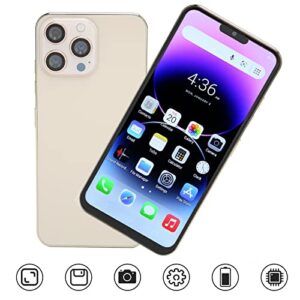 VINGVO 4G Smartphone, 6.53 Inch Smartphone Face Recognition Dual SIM Dual Standby for Android (US Plug)