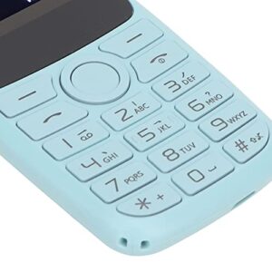 VINGVO Cell Phone, Multifunction 2.4in Screen Senior Cell Phone for Travel (Sky Blue)