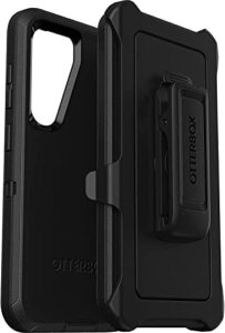 case for samsung galaxy s23 otterbox defender series case, retail packaging, black