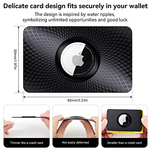 Airtag Wallet Holder 2 Pack,Ultra Thin Card Case for Apple Airtag,Airtag Card Holder for Purse, Handbag, Backpack Wallet, Clutch Bag