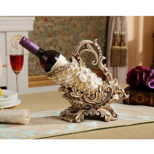 ZYZMH Wine Rack Retro Furnishing Ornament Wine Bottle Rack Living Room Decoration Wedding Gift