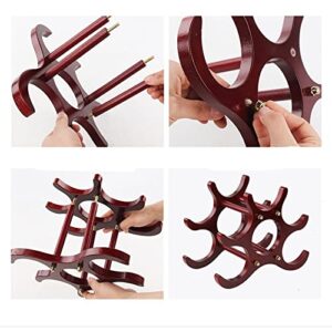 ZYZMH Kitchen Wooden Style Wine Rack Wine Holders Wine Bottle Display Stand Organizer Bar Storage Racks Dining Bar