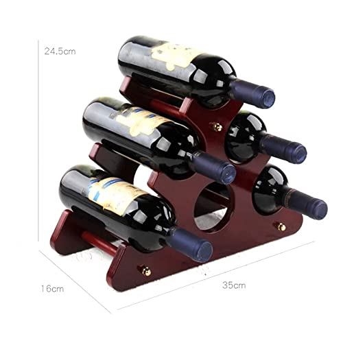 ZYZMH Kitchen Wooden Style Wine Rack Wine Holders Wine Bottle Display Stand Organizer Bar Storage Racks Dining Bar