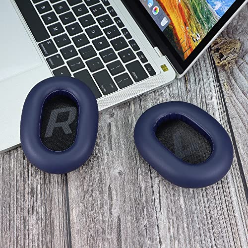 MOLGRIA GO 810 Protein Leather Ear Pads Cushion Replacement Earpads for Plantronics BackBeat GO 810 Over-Ear Wireless Headphones(Blue)