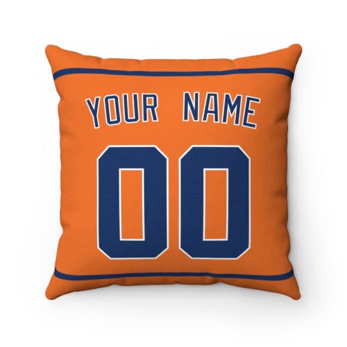 INAOO Throw Pillow Custom Any Name Number Personalized Gifts for Houston