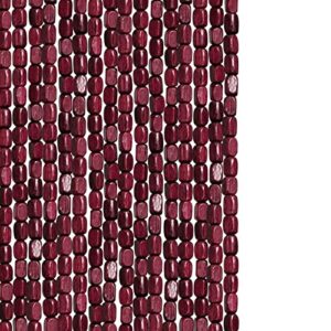 leosxa wood bamboo beaded curtain,bamboo beaded curtain for doorway,partition door fly beads curtain,wall hanging room divider,curtains privacy screen,for home doorways,custom (120 strand