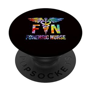 forensic nurse tie dye correctional nursing popsockets swappable popgrip