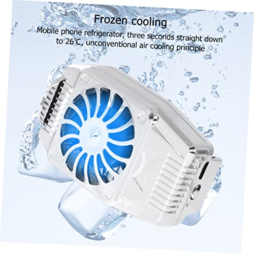 UKCOCO intelligent Cooling artifact cell phone bracket cooler mobile phone holder fan eat chicken heat sink cellphone stand holder Mute mobile holder portable mobile phone stand