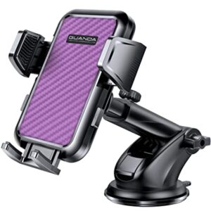 GUANDA TECHNOLOGIES CO., LTD. Cell Phone Stand, Desk Phone Holder, Upgraded Car Mount Phone Holder Dashboard Windshield