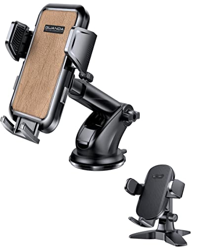 GUANDA TECHNOLOGIES CO., LTD. Cell Phone Stand, Desk Phone Holder, Upgraded Car Mount Phone Holder Dashboard Windshield