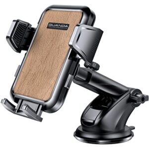 GUANDA TECHNOLOGIES CO., LTD. Cell Phone Stand, Desk Phone Holder, Upgraded Car Mount Phone Holder Dashboard Windshield