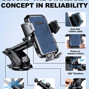 GUANDA TECHNOLOGIES CO., LTD. Cell Phone Stand, Desk Phone Holder, Upgraded Car Mount Phone Holder Dashboard Windshield