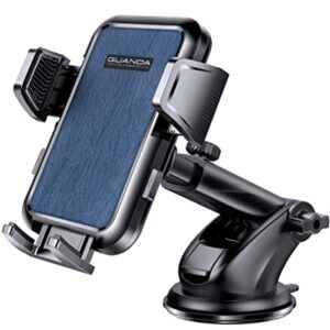 GUANDA TECHNOLOGIES CO., LTD. Cell Phone Stand, Desk Phone Holder, Upgraded Car Mount Phone Holder Dashboard Windshield