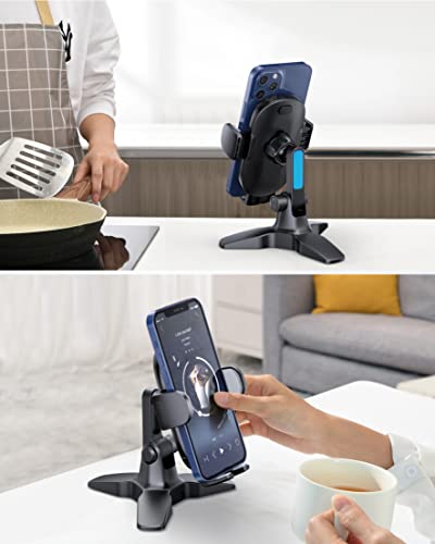 GUANDA TECHNOLOGIES CO., LTD. Cell Phone Stand, Desk Phone Holder, Upgraded Car Mount Phone Holder Dashboard Windshield