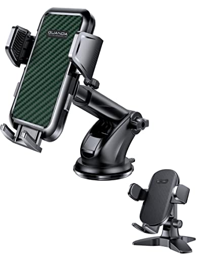 GUANDA TECHNOLOGIES CO., LTD. Cell Phone Stand, Desk Phone Holder, Upgraded Car Mount Phone Holder Dashboard Windshield