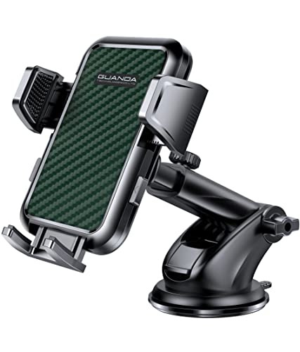 GUANDA TECHNOLOGIES CO., LTD. Cell Phone Stand, Desk Phone Holder, Upgraded Car Mount Phone Holder Dashboard Windshield