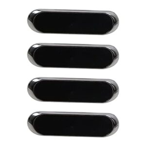 xspeedonline universal 4pcs strip shape magnetic car holder for all phone cellphone support air vent gps dashboard and wall table desk, black