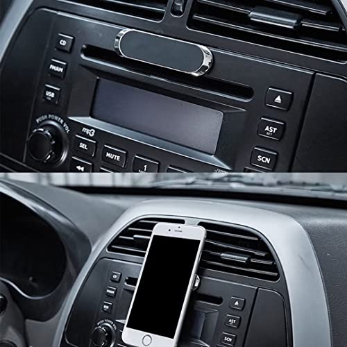 Xspeedonline Universal 4Pcs Strip Shape Magnetic Car Holder for All Phone Cellphone Support Air Vent GPS Dashboard and Wall Table Desk, Black