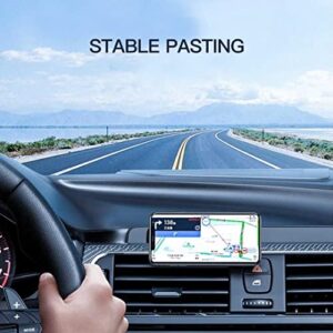 Xspeedonline 4Pcs Strip Shape Magnetic Car Phone Holder Stand for iPhone Magnet Mount Accessories Fit Most Cars - Black