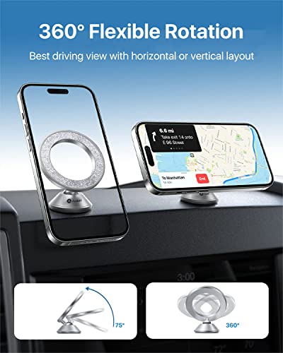 andobil Magnetic Phone Grip & Magnetic Car Mount